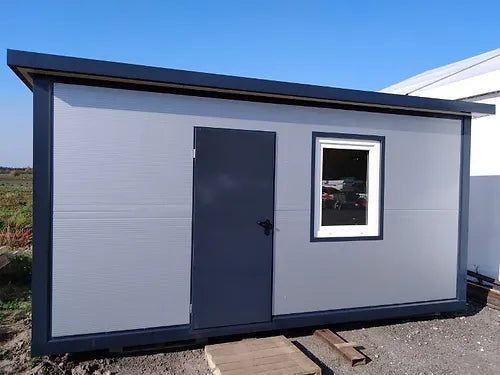 12m2 sozialer Wohncontainer mit Bad und Küche 5x2,5m