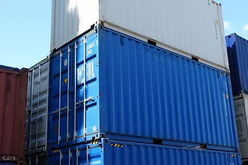 20-Fuß-Seecontainer mit Stahlboden (gebraucht)