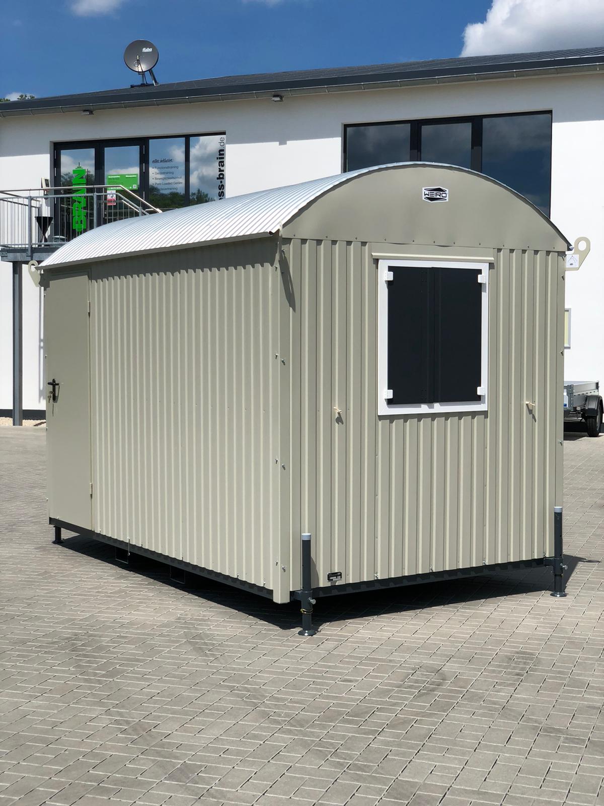 Aufenthaltscontainer Isoliert mit voller Ausstattung 350cm/210cm/230cm nach AVO