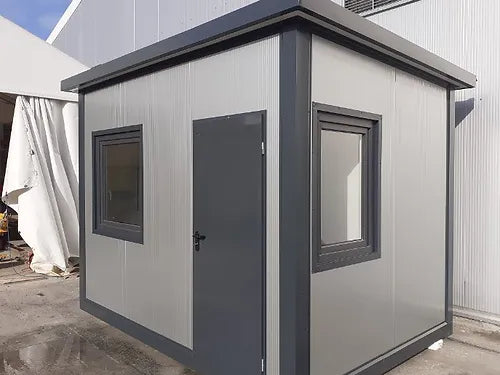 Bürocontainer mit Toilette 9m2 3,6x2,5m