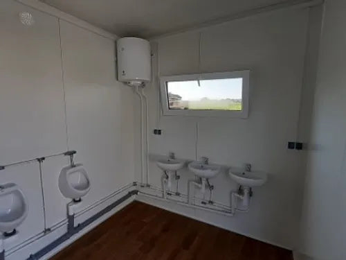 Container 6x2,5 Sanitär WC + Dusche + WC