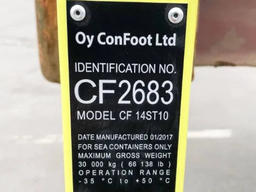 Füße für die Umladung eines Seecontainers - ConFoot CF (Standardversion)