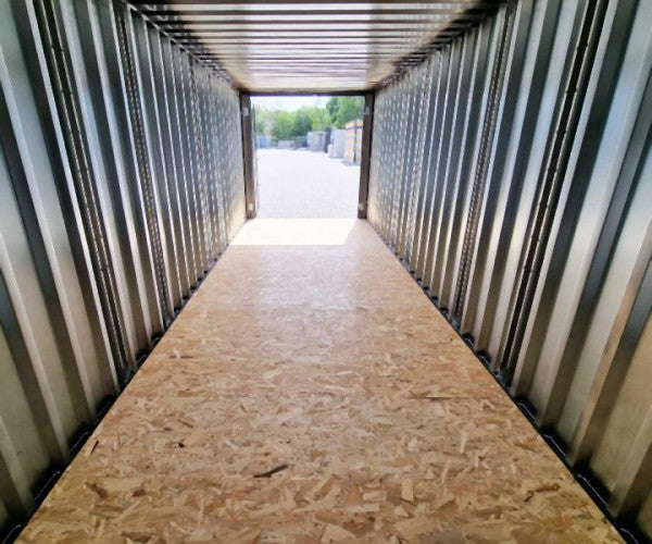 LagerContainer XXL  RAL 7021 mit Doppeltür