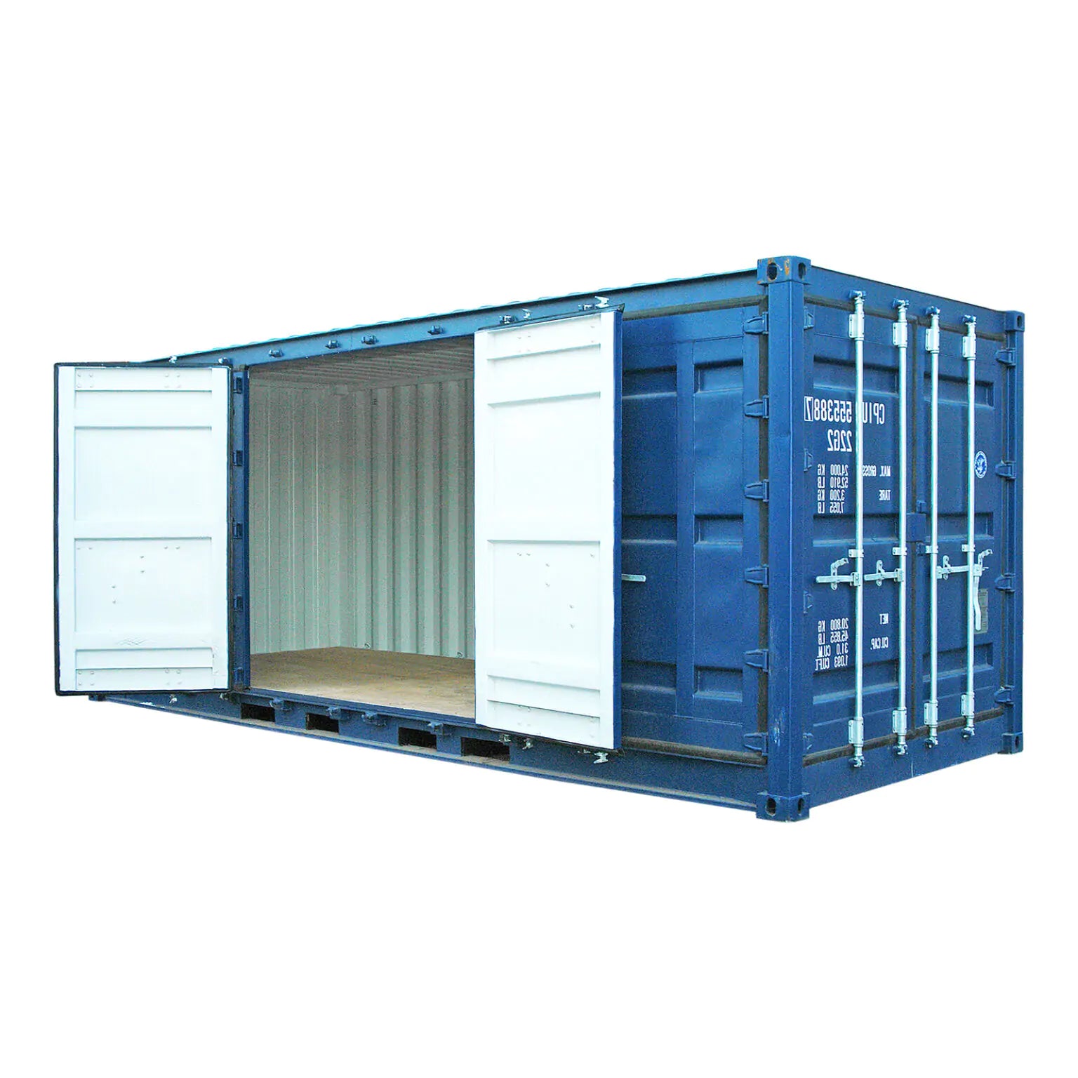 Materialcontainer full side open 20 fuß