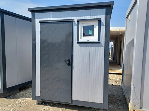 Sanitärcontainer WC Dusche mit Heizkessel und Kippfenster