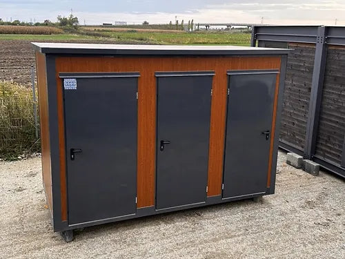 Sanitärcontainer Pavillon WC mit Dreifachkabine