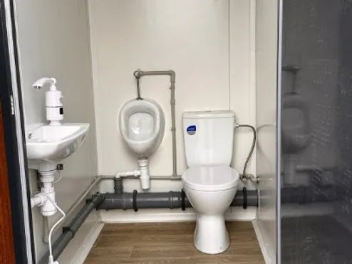 Sanitärcontainer Pavillon WC mit Dreifachkabine