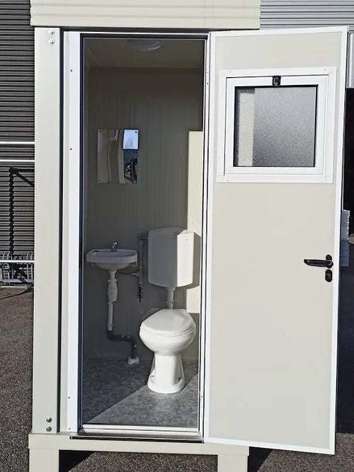 Sanitärcontainer S1 Neu mit WC und Handwaschbecken