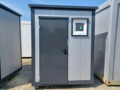 Sanitärcontainer WC Dusche mit Heizkessel und Kippfenster
