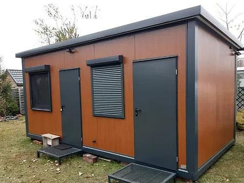 Sozialcontainer 17m2 + Büro + WC, Goldeiche