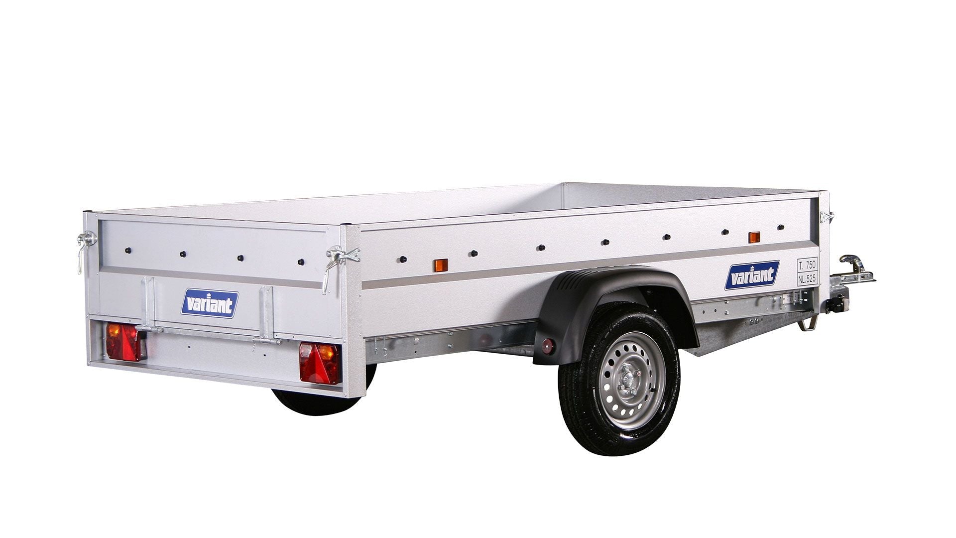 Variant PKW Anhänger Maschinentransporter 754 Tip, kippbar,750 kg, Ladefläche 2,55 x 1,45 m, Stahlbordwände